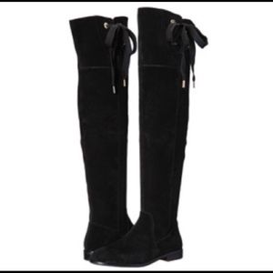 Kate Spade Suede Knee High Boots NWOT
